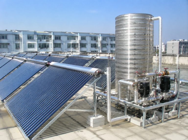 郏县商用大容量真空管太阳能热水系统